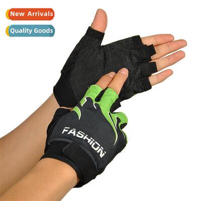 Spring  summer outdoor sports sunscreen half finger gloves m