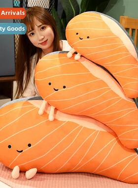 2021 new creative simulati cute st salm pillow plush toys gi
