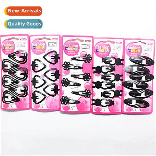 n  accessories new pure black fru animal  clips BB clip cute