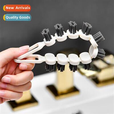 U-shaped bendable crevice brush faucet bathroom kchen brush
