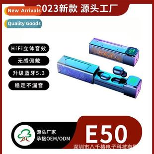 Bluetooth Headset E50 Noise Canceling Wireless In-Ear Sports