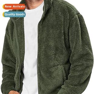 Seas Mens Coat Autumn Fleece Color Winter Solid 2023 Hooded