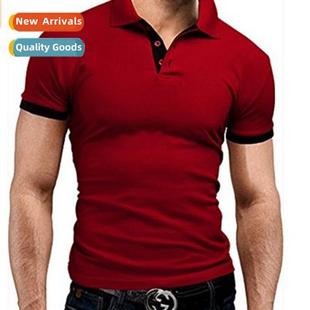 new casual 2022 mens Slim fness shirt sports fashi