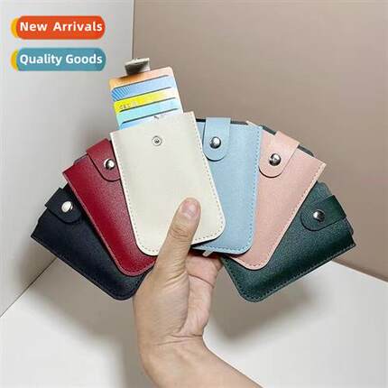 New pull-out card bag document organizer bag multi-card ID c