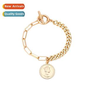 hip hop creative simple asymme persaly bracelet New chain