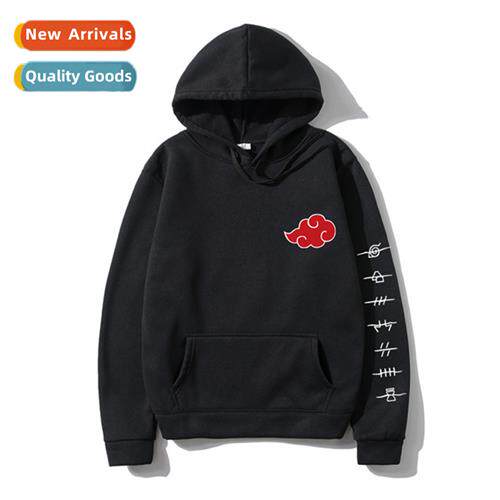 Anime Sweatshirt Naruto Jacket Sasuke Hooded Sweatshirt for