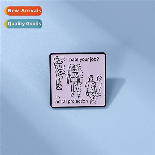 New creative fun letters hate your job persalized fashi hund