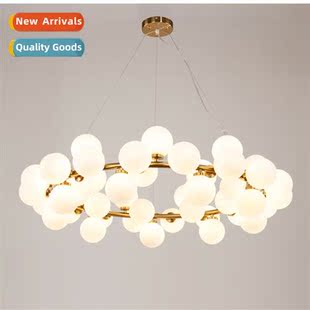 bean creative ball lamp Molecule room Scinavian magic living