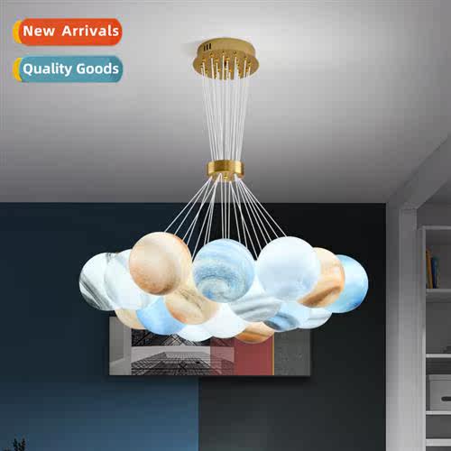 Living room lamp planet chelier Scinavian creative persaly i