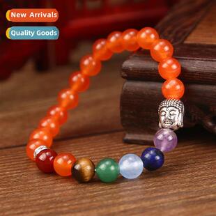 Tigers Eye 8mm Green Dgling Agate Bracelet 3 Piece Set Stri