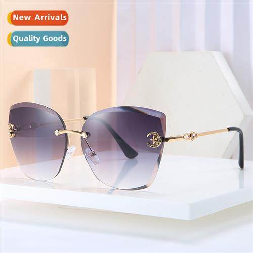 17272 cut edge sunglasses 适用women 2020 cat eye stars  diam