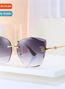 17272 cut edge sunglasses 适用women 2020 cat eye stars  diam