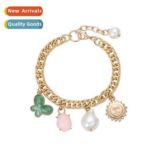 hip butte alloy drip oil hop fashi bracelet chain simple New