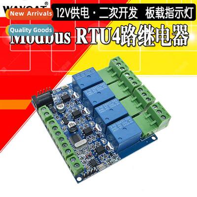 MODBUS-RTU 4-channel relay module STM8S103 microctroller sec