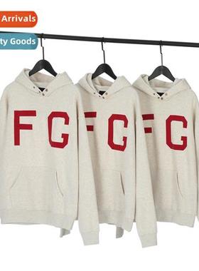 FOG tide br FG big logo red flocked hooded hoodie men  women