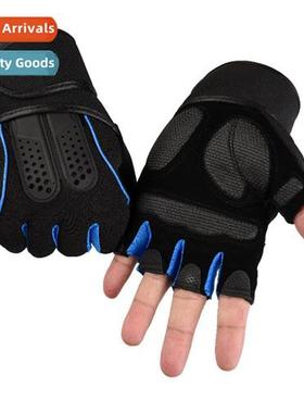 Fness half finger gloves mens elgated wrist guard outdoor sp