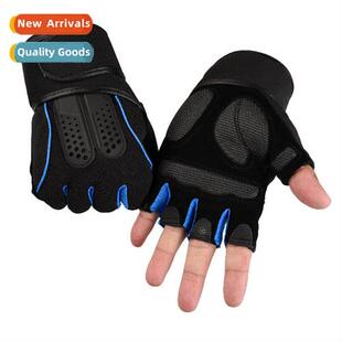 Fness half finger gloves mens elgated wrist guard outdoor sp