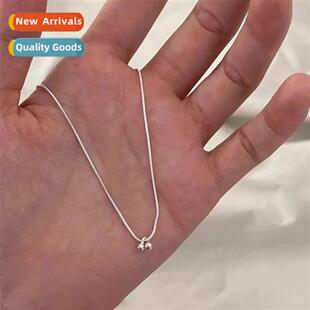 Necklace Women Design New Pre Niche Cherry Luxury 2023 Light