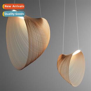 Scinavian wood 2023 room new style chelier sabi Dining wabi