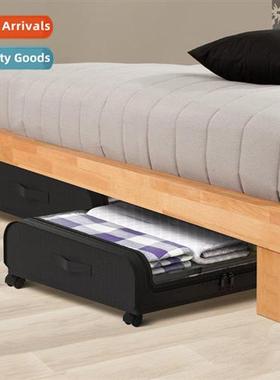 Fabric Underbed Clos Storage Cart Large Capacy Dustpro N-Wov