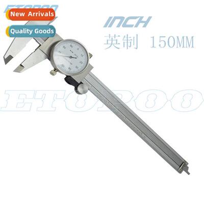 150MM 0.001in Carb Steel Inch Caliper wh Gauge Gauge Card