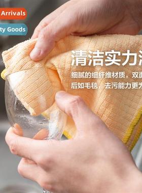 4pcs Kchen absorbent wipes micriber small grid towel 30X40CM