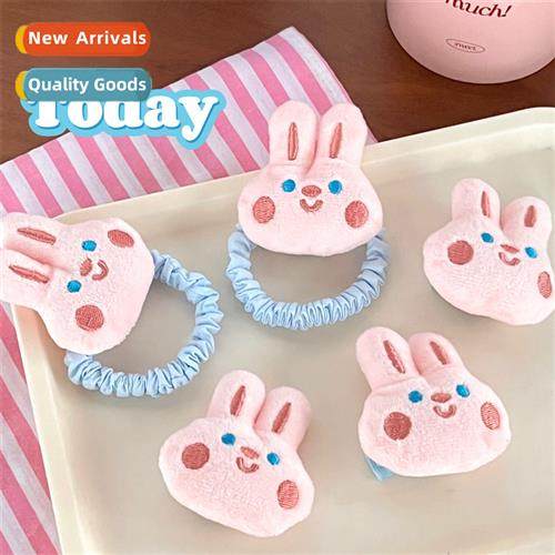 Ins style pink bunny  b  clips cute carto plush  accessories