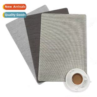 simple Western style striped placemats color New plain