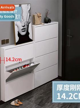 Shoe Cabinet Doorway Entryway Steel Tumbler Storage One Stor