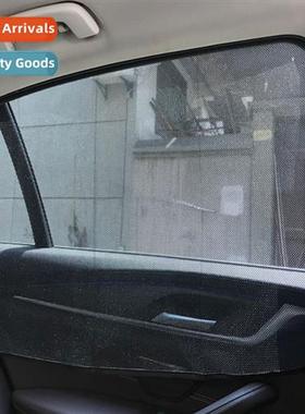 Car Window Sunshade Magnetic Mesh Screen Sunscreen Heat Insu