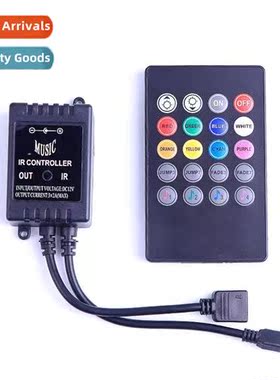 LED Strip Light 12V6A Ctroller 20 Keys Music Rhythm Sensor R