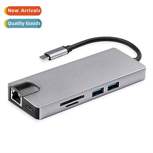 Eight-in-e docking stati type-c to HDMI + VAG Gigab RJ45 + U