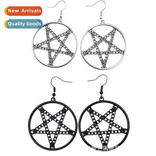 Halloween Lucifer Gothic pentagram metal pentagram circle ea