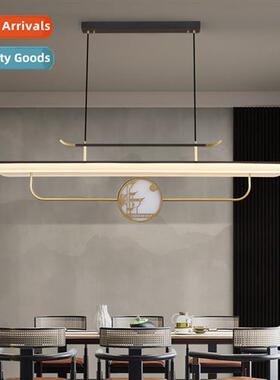 Dining room chelier new Chinese style full copper atmosphere