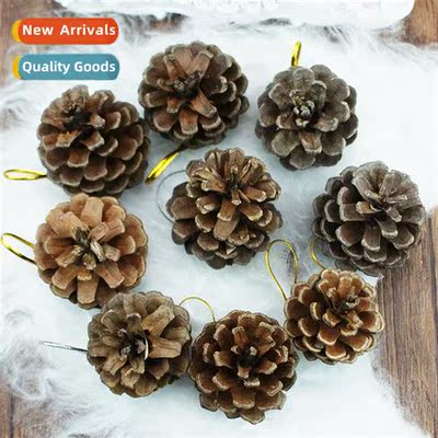 Christmas Day Decorati 3-5cm  Color Norast Pinece Wooden Chr