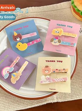 Cute wind  clips  accessories carto combinati duckbill clip