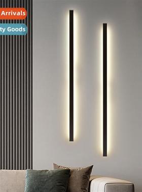 Modern minimalist creative bedside line wall lamp norrn styl