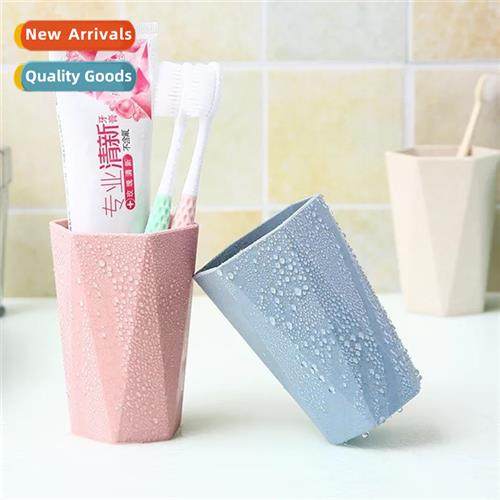 Wheat straw rhombus-shaped cups brushing cups mouthwash cups
