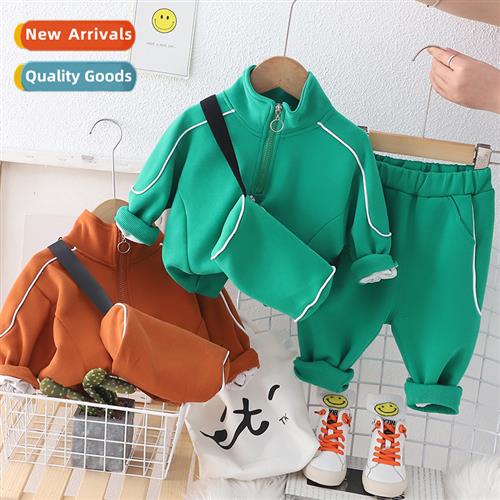 Boys Spring  Autumn Set Yanqi 2023 new fall satchel lg-sleev