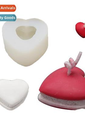 Heart Macar Candle Silice Mould Car Aromarapy Plaster Cake D