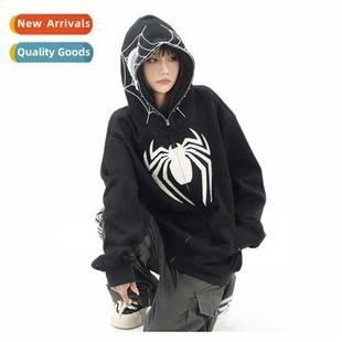 full zipper niche fall spide retro set mens American jacket