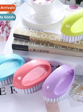 Dazzling colorful egg-shaped cleaning brush clothing brush w