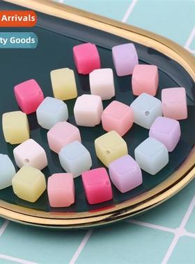 10mm diagal hole square jelly acrylic macar ice cream cy col