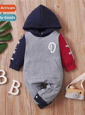 ins baby spring  fall  2021 new n baby girl cute print hoode