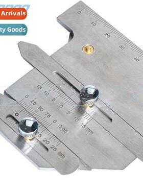Stainless Steel Double Slide Weld Gauge HJC60 Weld Inspecti