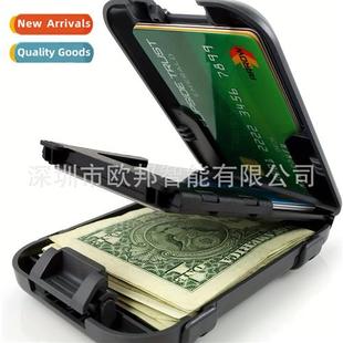 fashi card put RFID functi multi bag bank wallet short