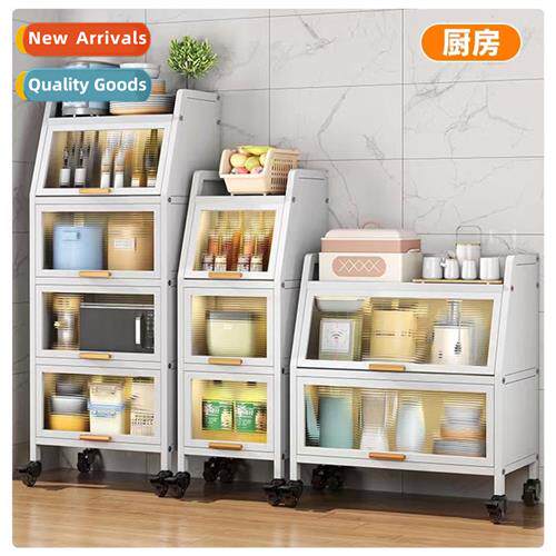 Kchen shelf multifunctial cabinet wh door chopsticks dishes