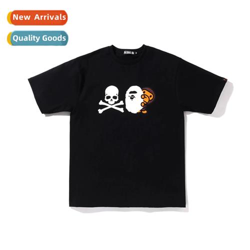 Japanese tide br apes skull co-bred short-sleeved men  women