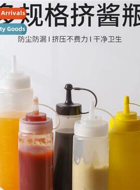 Squeeze Sauce Bottle Tomato Salsa Clear Plastic Tip Squeeze