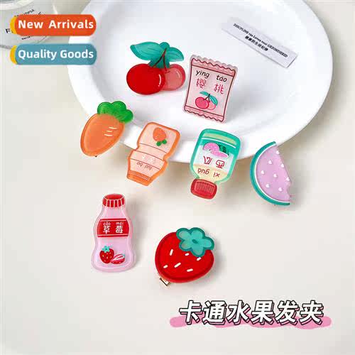 Hair clips cute Japanese clip headdress female 2022 new side